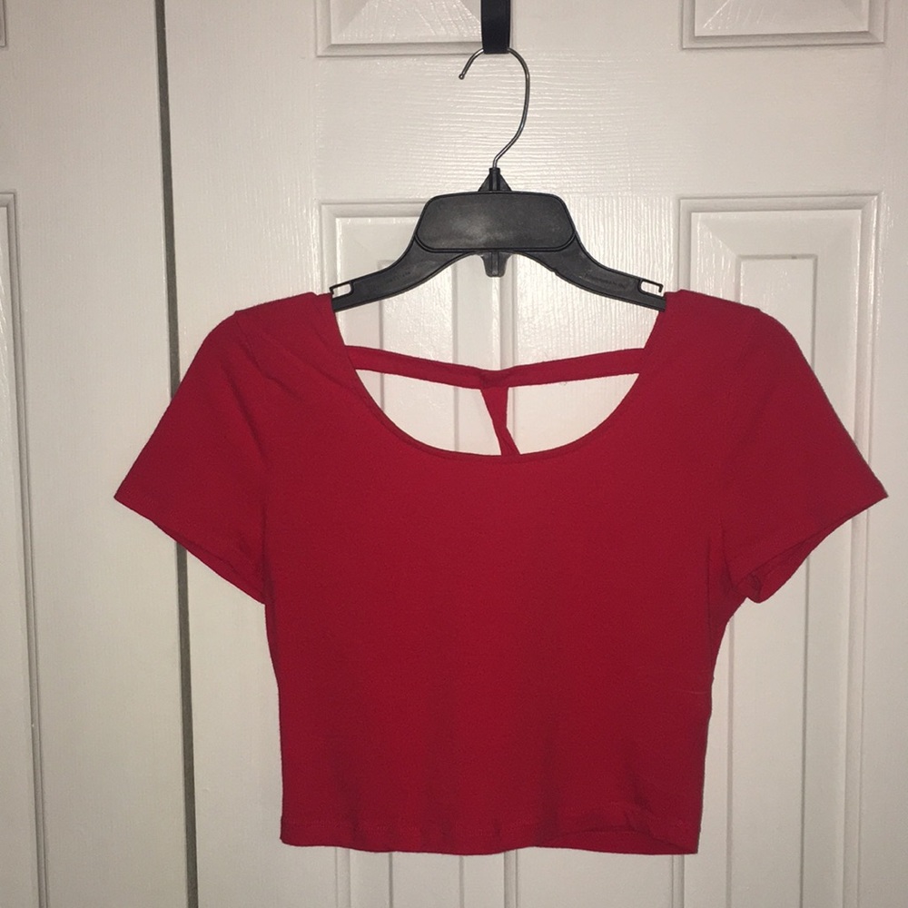 Red Crop Top